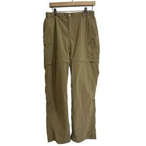 The North Face Khaki Convertible Gorpcore Hiking Pants, Womens Size L